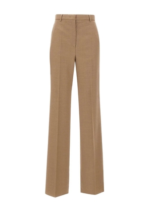 Max Mara Soraga Twill belt loops trousers - Brown