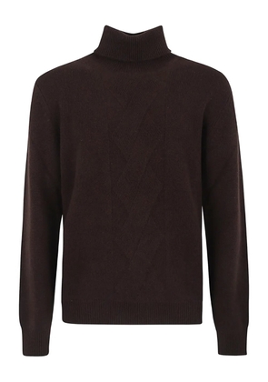 Brett Johnson roll-neck sweater - Brown