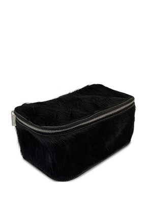 Rick Owens medium all around-zip make up bag - Black