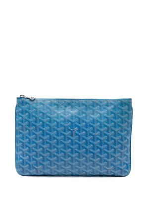 Goyard Pre-Owned 2015 Goyardine Senat MM clutch bag - Blue