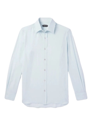 TOM FORD button-cuffs shirt - Blue