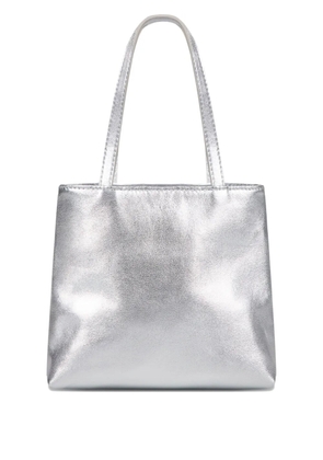 Hai Little metallic leather tote bag - Silver