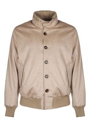 Kired single-breasted jacket - Neutrals