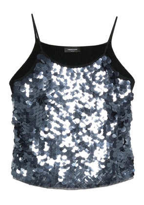 Fabiana Filippi sequin-embellishment top - Black