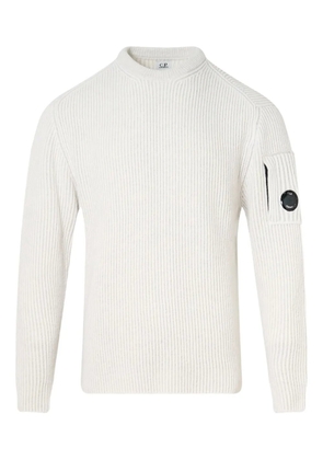 C.P. Company fleece crew-neck sweater - White