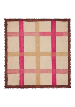 Faliero Sarti Klaus check-patterned scarf - Neutrals