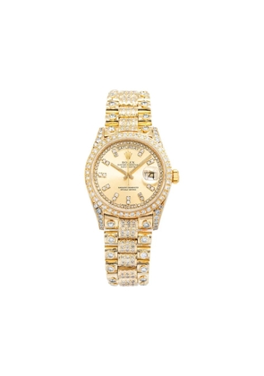 Rolex 18k yellow gold diamond Day-Date President 36mm