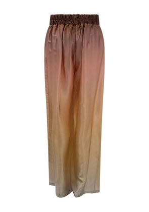 SLEEP NO MORE ombré-effect trousers - Brown
