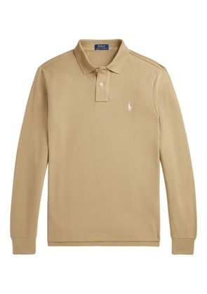 Polo Ralph Lauren long-sleeve polo shirt - Neutrals