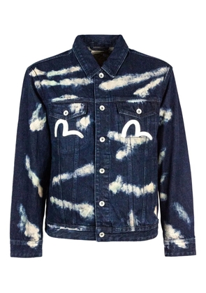 EVISU buttoned denim jacket - Blue