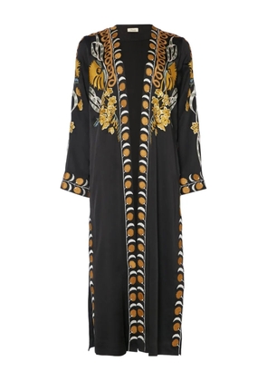 Temperley London Remi embroidered coat - Black