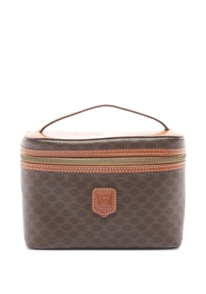 Celine Pre-Owned 2000s Macadam top-handle vanity tote bag - Brown