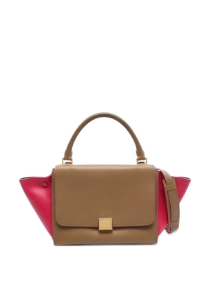 Celine Pre-Owned 2000s small Trapeze leather tote bag - Neutrals