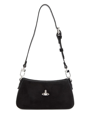 Vivienne Westwood Tasha suede shoulder bag - Black