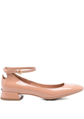 A.Bocca 25mm patent-leather pumps - Pink