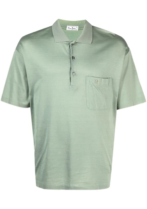 Pierre Cardin Pre-Owned 1980s cutaway collar polo shirt - Green