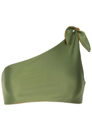 Lenny Niemeyer reversible one-shoulder bikini top - Green
