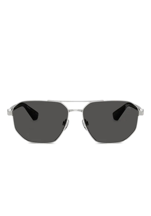 Burberry Eyewear geometric sunglasses - Silver