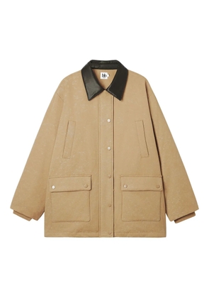 b+ab collared front-pockets jacket - Neutrals