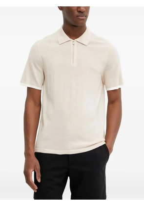 FROM FUTURE zip-detail polo shirt - Neutrals