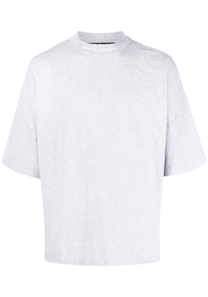 Palm Angels logo-print cotton T-shirt - Grey