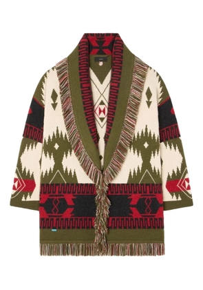 Alanui fringed trim cardigan - Neutrals