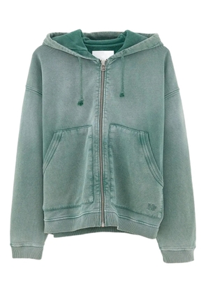 Bellerose Falkon hooded zip-fastening sweatshirt - Green