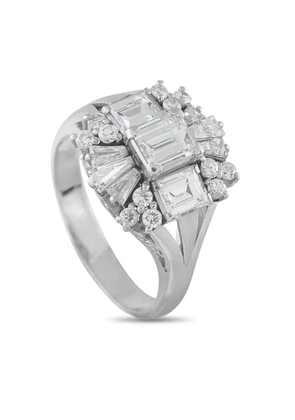 LB Exclusive platinum diamond ring - Silver