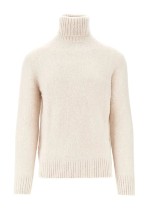 Piacenza Cashmere roll-neck sweater - Neutrals
