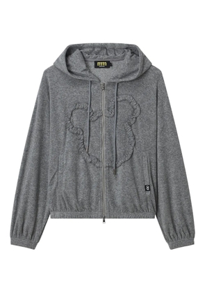 Mini Cream zip sweatshirt - Grey