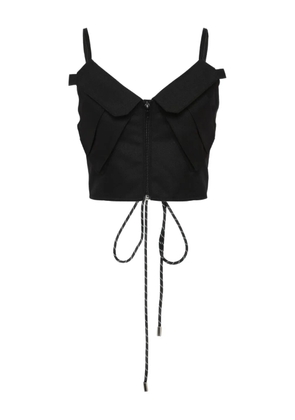 BONBOM cargo-pocket top - Black