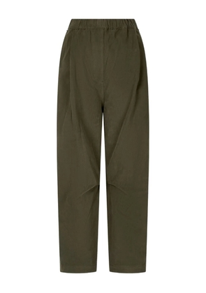 TOMBOY elasticated cotton trousers - Green