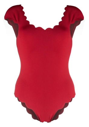 Marysia Mexico scalloped one-piece swimsuit - Red