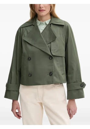 Benetton double-breasted cropped jacket - Green