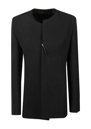 Carven deconstructed wool jacket - Black