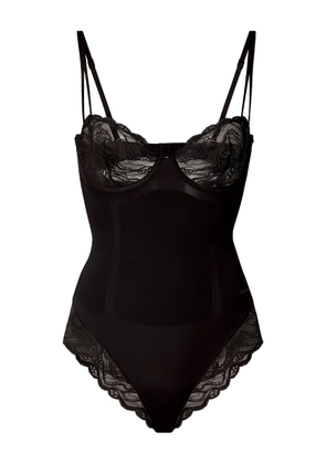 Calvin Klein Underwear lace-trim bodysuit - Black