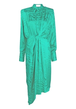 Giuseppe Di Morabito zebra-print asymmetric dress - Green