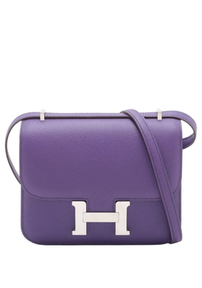 Hermès Pre-Owned 2012 Mini Epsom Constance III 18 crossbody bag - Purple