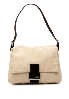 Fendi Pre-Owned 2000-2010 Zucca Canvas Mamma Forever shoulder bag - Brown