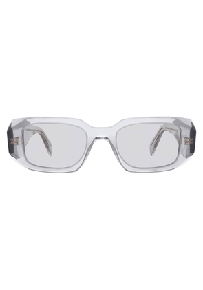Prada Light Grey Rectangular Ladies Sunglasses PR 17WS 12R30B 49