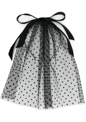 Jennifer Behr Gracen hair voilette - Black