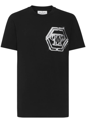 Philipp Plein logo-print cotton T-shirt - Black