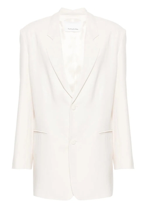 The Frankie Shop Aiden single-breasted blazer - White