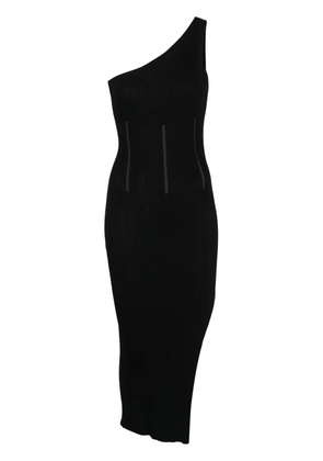 TWINSET ribbed-knit midi dress - Black