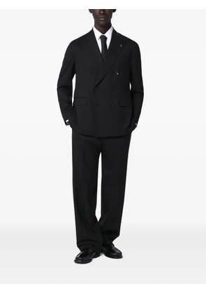 Tagliatore double-breasted suit - Black