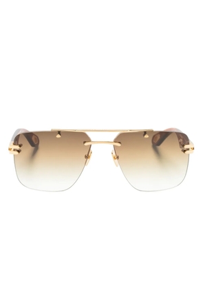 Maybach eyewear The President I pilot-frame sunglasses - Gold