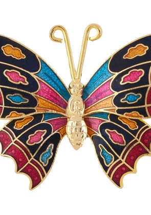 Susan Caplan Vintage 1980s butterfly-shaped brooch - Gold
