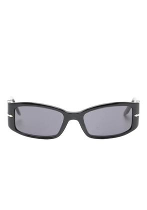 Persol Pre-Owned rectangle-frame sunglasses - Black