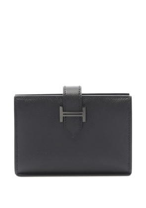 Hermès Pre-Owned 2025 Bearn leather card holder - Black