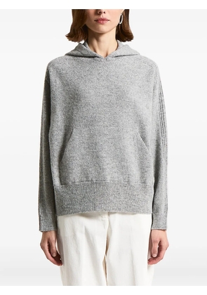 Peserico hooded ribbed knitwear - Grey